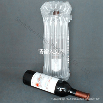 Aufblasbare Air-Säule Taschen für Weinflasche